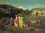 Les Demoiselles de Village Gustave Courbet